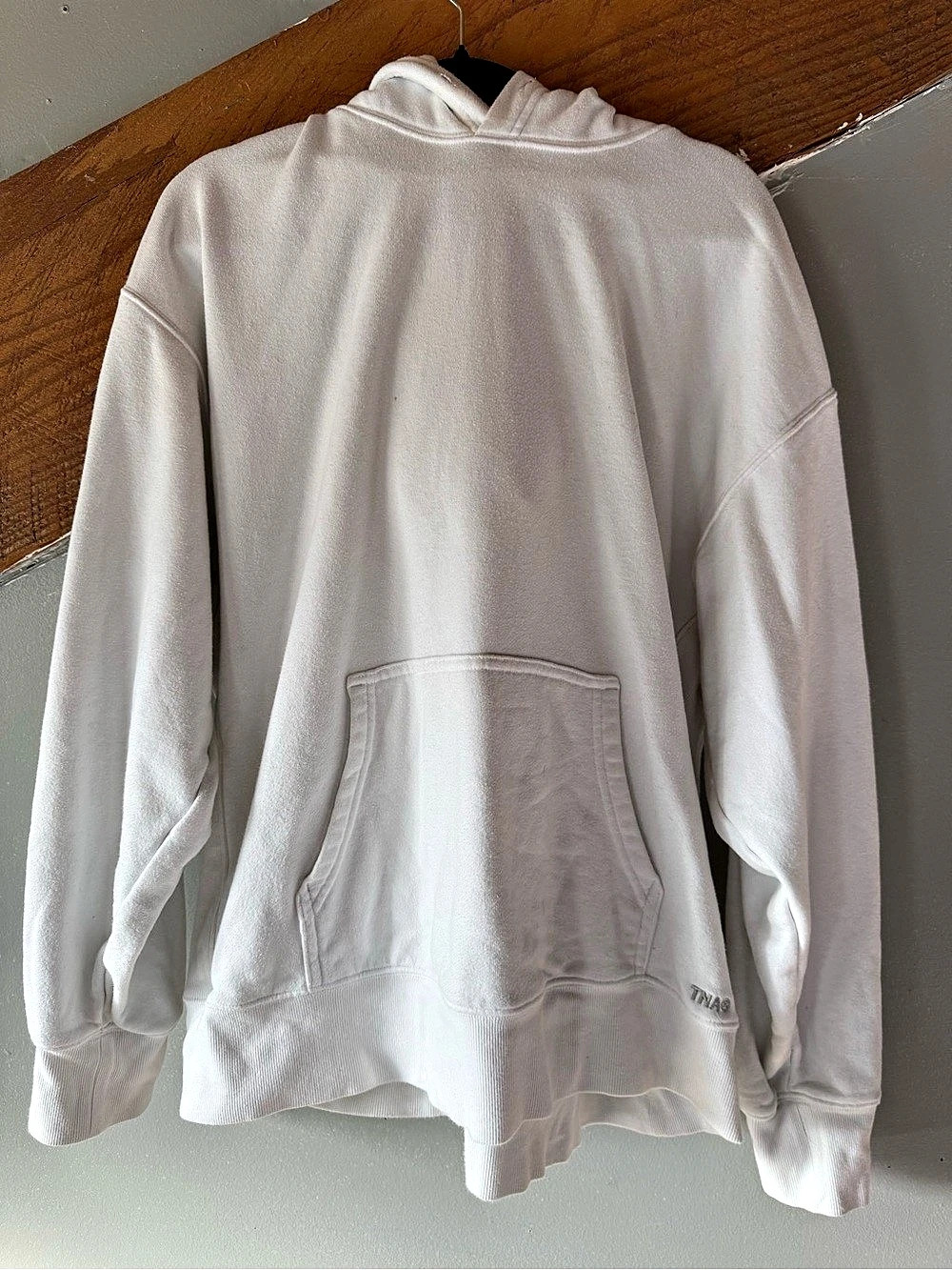 TNA Cozy Fleece Perfect Hoodie White Medium